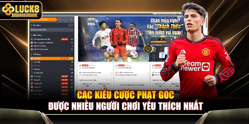 Các kiểu cược phạt góc được nhiều người chơi yêu thích nhất